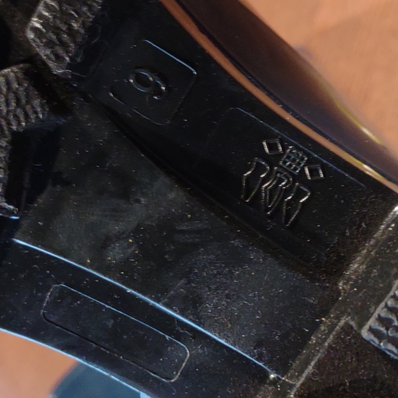 NWOT NICOLE MILLER NEW YORK Navy Blue 🔵 Pull-up Rubber Rain Boots. Size 9 - Picture 8 of 8